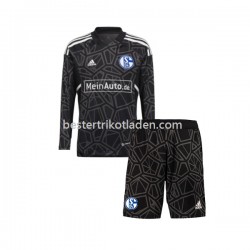 Fußballtrikot FC Schalke 04 Torwart Heim Trikot Home 2022-2023 Langarm für Kinder