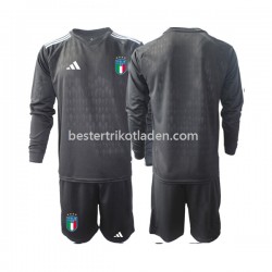 Fußballtrikot Italien 2023 Torwart Auswärts Trikot Away Langarm für Kinder