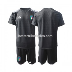 Fußballtrikot Italien 2023 Torwart Auswärts Trikot Away Kurzarm für Kinder