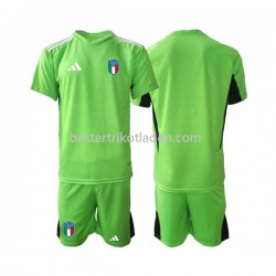 Fußballtrikot Italien 2023 Torwart Heim Trikot Home Kurzarm für Kinder