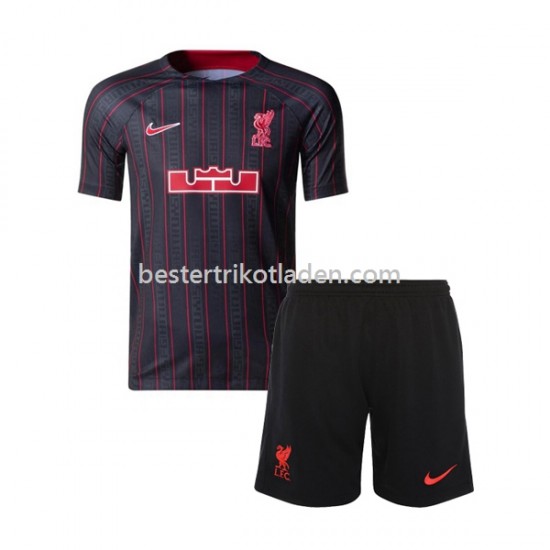 Fußballtrikot Liverpool x LeBron James Heim Trikot Home 2022-2023 Kurzarm für Kinder