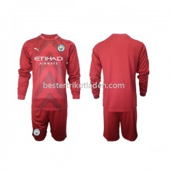 Fußballtrikot Manchester City Torwart Heim Trikot Home 2022-2023 Langarm für Kinder