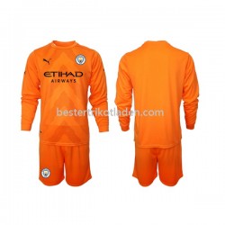 Fußballtrikot Manchester City Torwart Ausweich Trikot 3rd 2022-2023 Langarm für Kinder