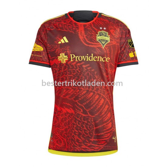 Fußballtrikot Seattle Sounders FC 2023-2024 Auswärts Trikot Away Kurzarm für Herren