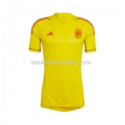 Fußballtrikot Spanien Torwart Heim Trikot Home 2022-2023 Kurzarm für Herren