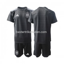Fußballtrikot Spanien Torwart Heim Trikot Home 2022 Kurzarm für Kinder