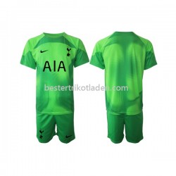 Fußballtrikot Tottenham Hotspur Torwart Auswärts Trikot Away 2022-2023 Kurzarm für Kinder