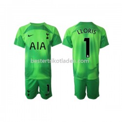 Fußballtrikot Tottenham Hotspur Hugo Lloris 1 Torwart Auswärts Trikot Away 2022-2023 Kurzarm für Kinder