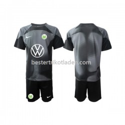 Fußballtrikot VfL Wolfsburg Torwart Heim Trikot Home 2022-2023 Kurzarm für Kinder