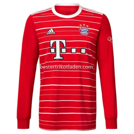 Fußballtrikot Bayern München Heim Trikot Home 2022-2023 Langarm für Herren