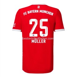 Fußballtrikot Bayern München Muller 25 Heim Trikot Home 2022-2023 für Herren