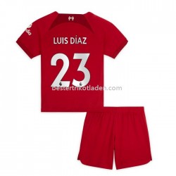 Fußballtrikot Liverpool Diaz 23 Heim Trikot Home 2022-2023 für Kinder