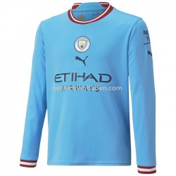 Fußballtrikot Manchester City Heim Trikot Home 2022-2023 Langarm für Herren
