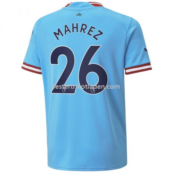 Fußballtrikot Manchester City Mahrez 26 Heim Trikot Home 2022-2023 für Herren