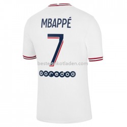 Fußballtrikot Paris Saint-Germain Kylian Mbappe 7 Viertes Trikot 2021-2022 für Herren
