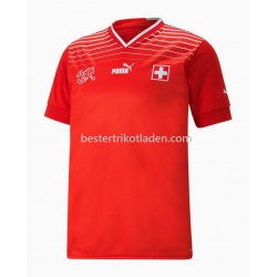 Fußballtrikot Schweiz Heim Trikot Home 2022 für Herren