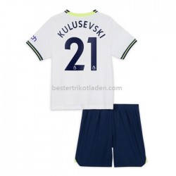 Fußballtrikot Tottenham Hotspur Dejan Kulusevski 21 Heim Trikot Home 2022-2023 für Kinder