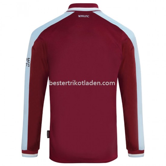 Fußballtrikot West Ham United Heim Trikot Home 2021-2022 Langarm für Herren