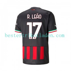 Fußballtrikot AC Mailand Rafael Leao 17 Heim Trikot Home 2022-2023 Kurzarm für Herren