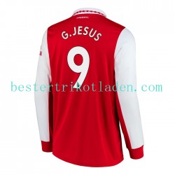 Fußballtrikot Arsenal Gabriel Jesus 9 Heim Trikot Home 2022-2023 Langarm für Herren