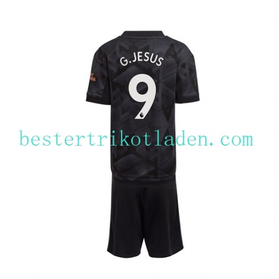Fußballtrikot Arsenal Gabriel Jesus 9 Auswärts Trikot Away 2022-2023 Kurzarm für Kinder
