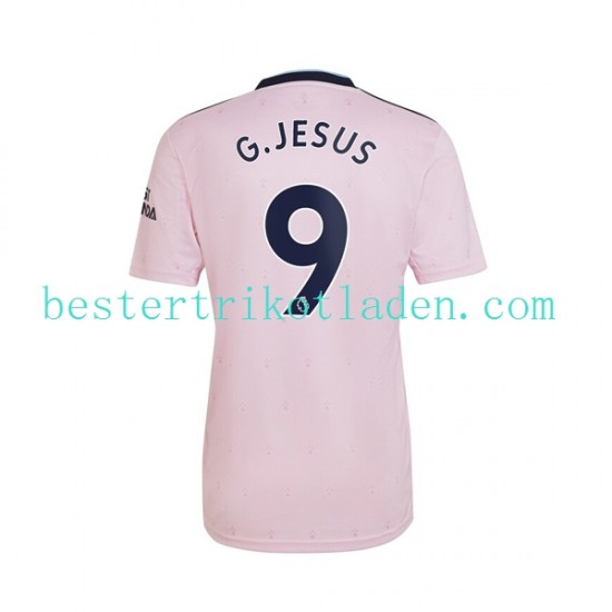 Fußballtrikot Arsenal Gabriel Jesus 9 Ausweich Trikot 3rd 2022-2023 Kurzarm für Herren