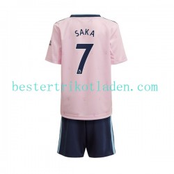Fußballtrikot Arsenal Saka 7 Ausweich Trikot 3rd 2022-2023 Kurzarm für Kinder