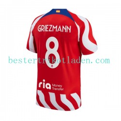 Fußballtrikot Atlético Madrid Antoine Griezmann 8 Heim Trikot Home 2022-2023 Kurzarm für Herren