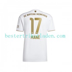 Fußballtrikot FC Bayern München Sadio Mane 17 Auswärts Trikot Away 2022-2023 Kurzarm für Herren