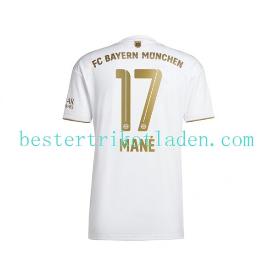 Fußballtrikot FC Bayern München Sadio Mane 17 Auswärts Trikot Away 2022-2023 Kurzarm für Herren