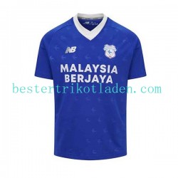 Fußballtrikot Cardiff City Heim Trikot Home 2022-2023 Kurzarm für Herren