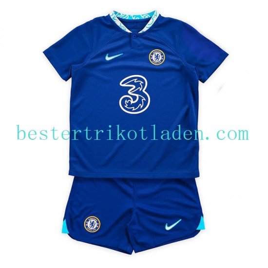 Fußballtrikot Chelsea Heim Trikot Home 2022-2023 Kurzarm für Kinder