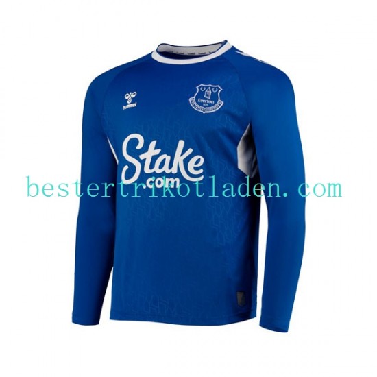 Fußballtrikot Everton FC Heim Trikot Home 2022-2023 Langarm für Herren