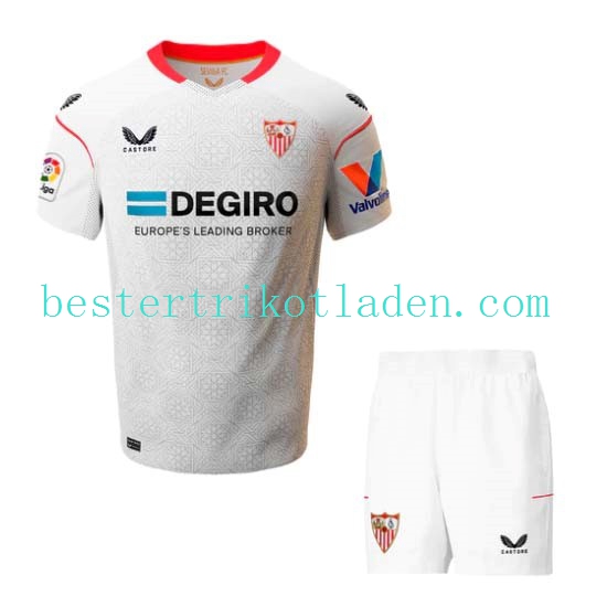 Fußballtrikot FC Sevilla Heim Trikot Home 2022-2023 Kurzarm für Kinder