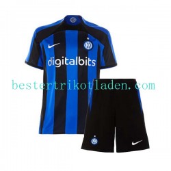 Fußballtrikot Inter Mailand Heim Trikot Home 2022-2023 Kurzarm für Kinder
