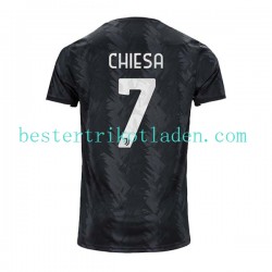 Fußballtrikot Juventus Turin Chiesa 7 Auswärts Trikot Away 2022-2023 Kurzarm für Herren