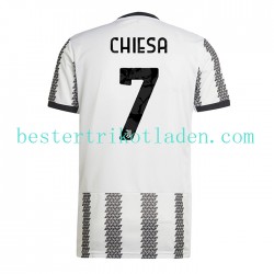 Fußballtrikot Juventus Turin Chiesa 7 Heim Trikot Home 2022-2023 Kurzarm für Herren