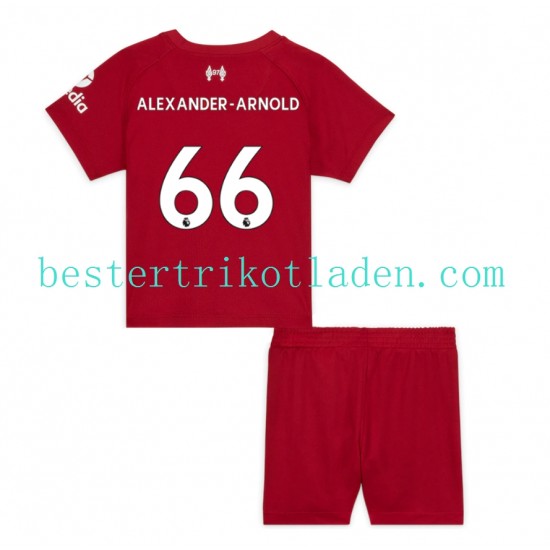 Fußballtrikot Liverpool Alexander-Arnold 66 Heim Trikot Home 2022-2023 Kurzarm für Kinder