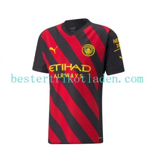 Fußballtrikot Manchester City Auswärts Trikot Away 2022-2023 Kurzarm für Herren
