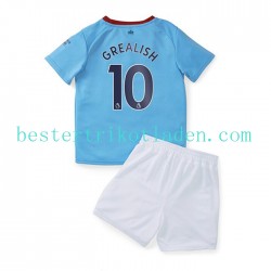 Fußballtrikot Manchester City Grealish 10 Heim Trikot Home 2022-2023 Kurzarm für Kinder