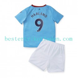 Fußballtrikot Manchester City Haaland 9 Heim Trikot Home 2022-2023 Kurzarm für Kinder