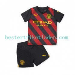 Fußballtrikot Manchester City Auswärts Trikot Away 2022-2023 Kurzarm für Kinder