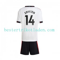 Fußballtrikot Manchester United Christian Eriksen 14 Auswärts Trikot Away 2022-2023 Kurzarm für Kinder