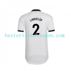 Fußballtrikot Manchester United Victor Lindelof 2 Auswärts Trikot Away 2022-2023 Kurzarm für Herren