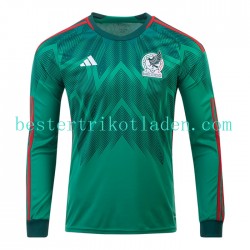 Fußballtrikot Mexiko Heim Trikot Home WM 2022 Langarm für Herren