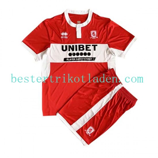 Fußballtrikot Middlesbrough Heim Trikot Home 2022-2023 Kurzarm für Kinder