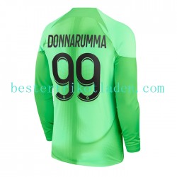 Fußballtrikot Paris Saint-Germain Gianluigi Donnarumma 99 Torwart Heim Trikot Home 2022-2023 Langarm für Herren