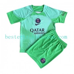 Fußballtrikot Paris Saint-Germain Torwart Heim Trikot Home 2022-2023 Kurzarm für Kinder
