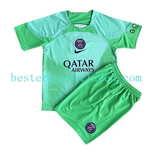 Fußballtrikot Paris Saint-Germain Torwart Heim Trikot Home 2022-2023 Kurzarm für Kinder