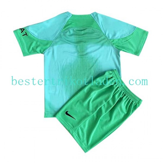 Fußballtrikot Paris Saint-Germain Torwart Heim Trikot Home 2022-2023 Kurzarm für Kinder